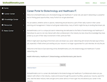 Tablet Screenshot of biohealthmatics.com